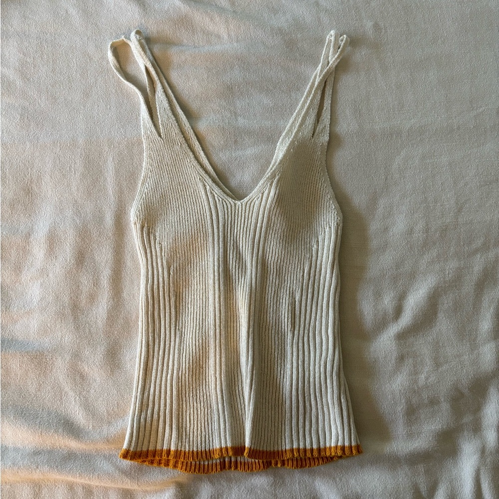 Elegant Beige Knit Top